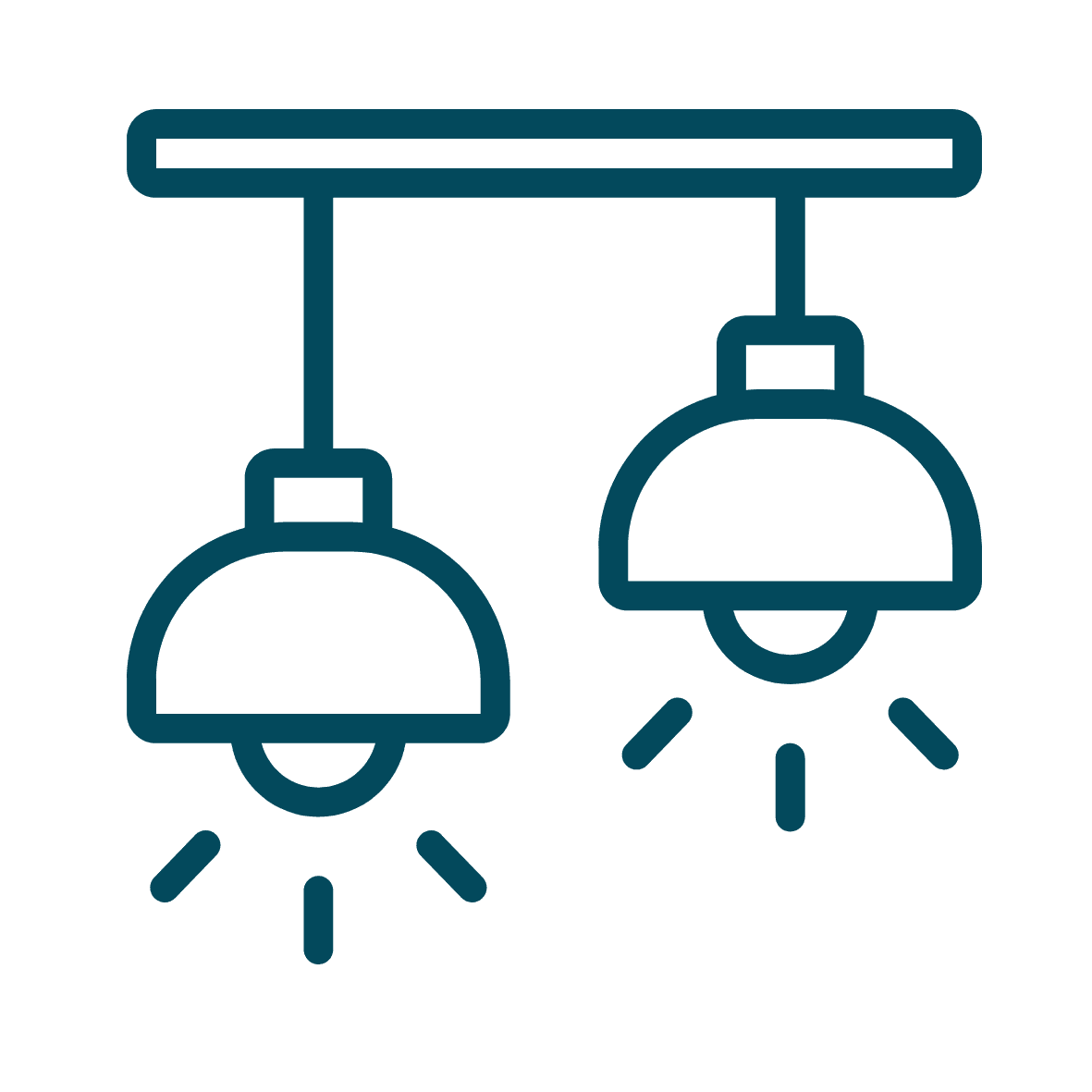Instalación de luminarias y/o lámparas