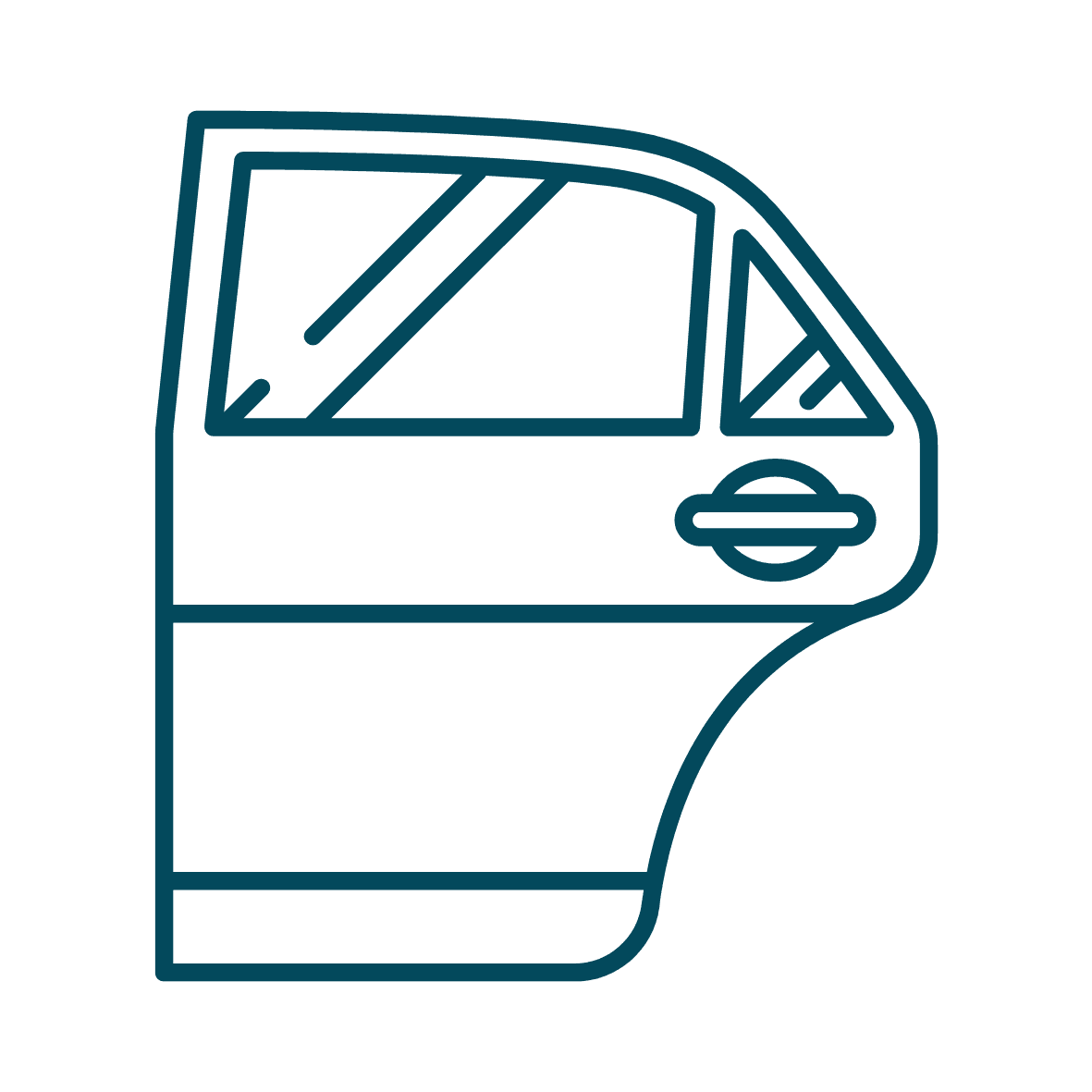 Protección al vidrio lateral del vehículo